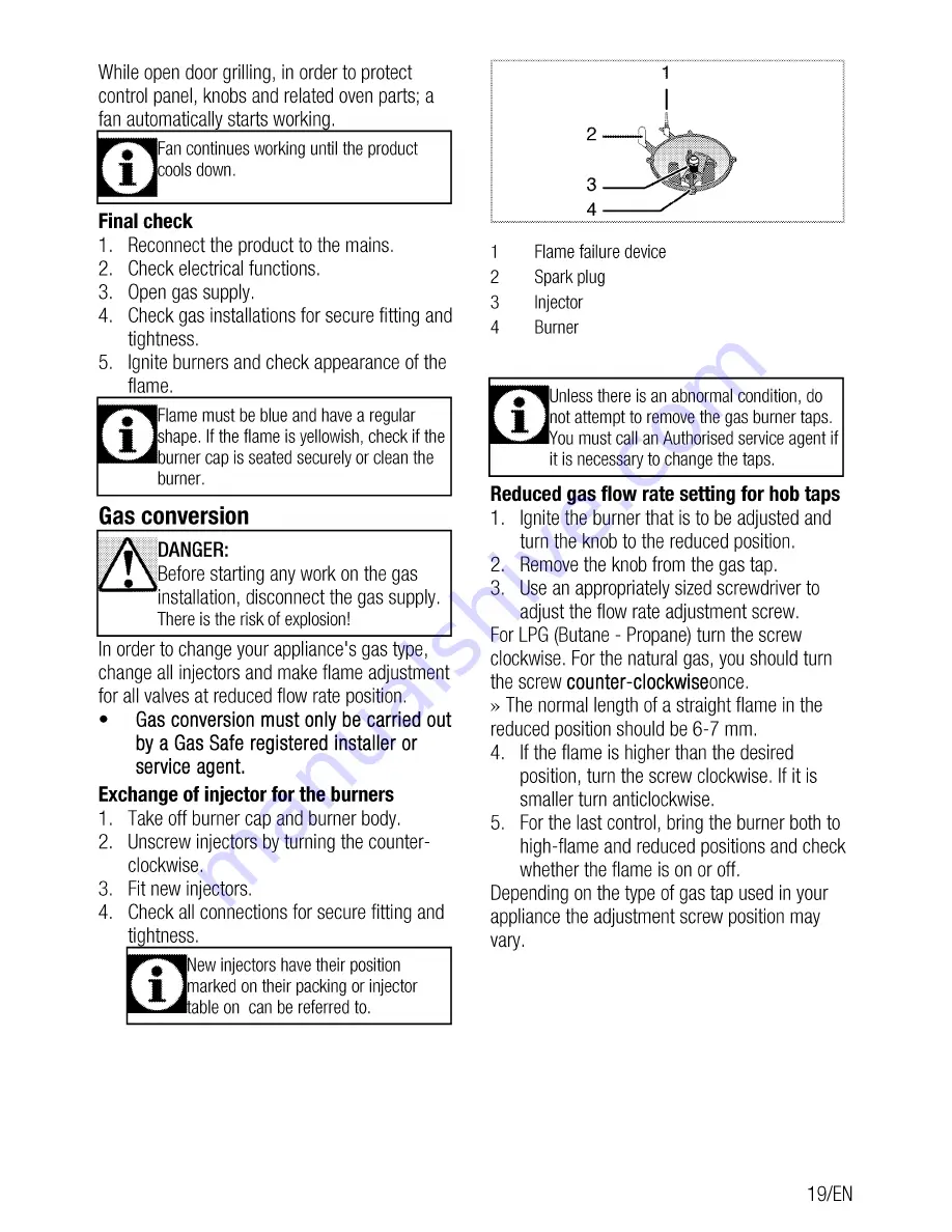 Cookmaster CK100F232 Manual Download Page 21