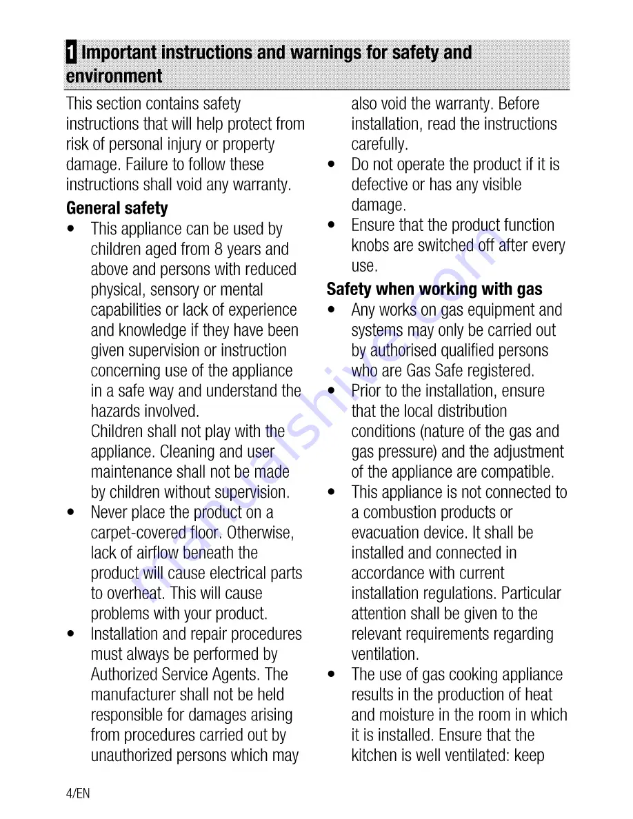 Cookmaster CK90G232 Manual Download Page 6