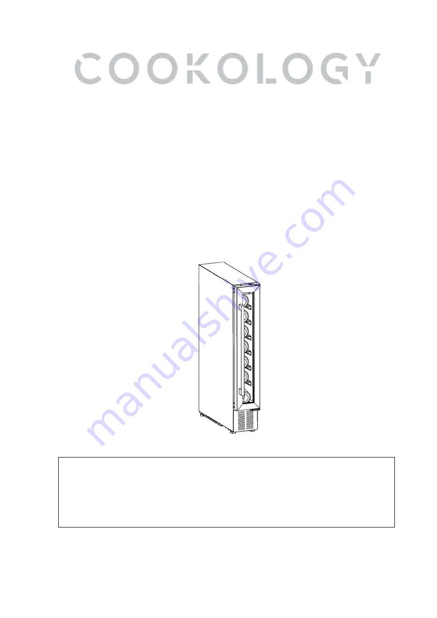 Cookology CWC150BK Instruction Manual Download Page 1