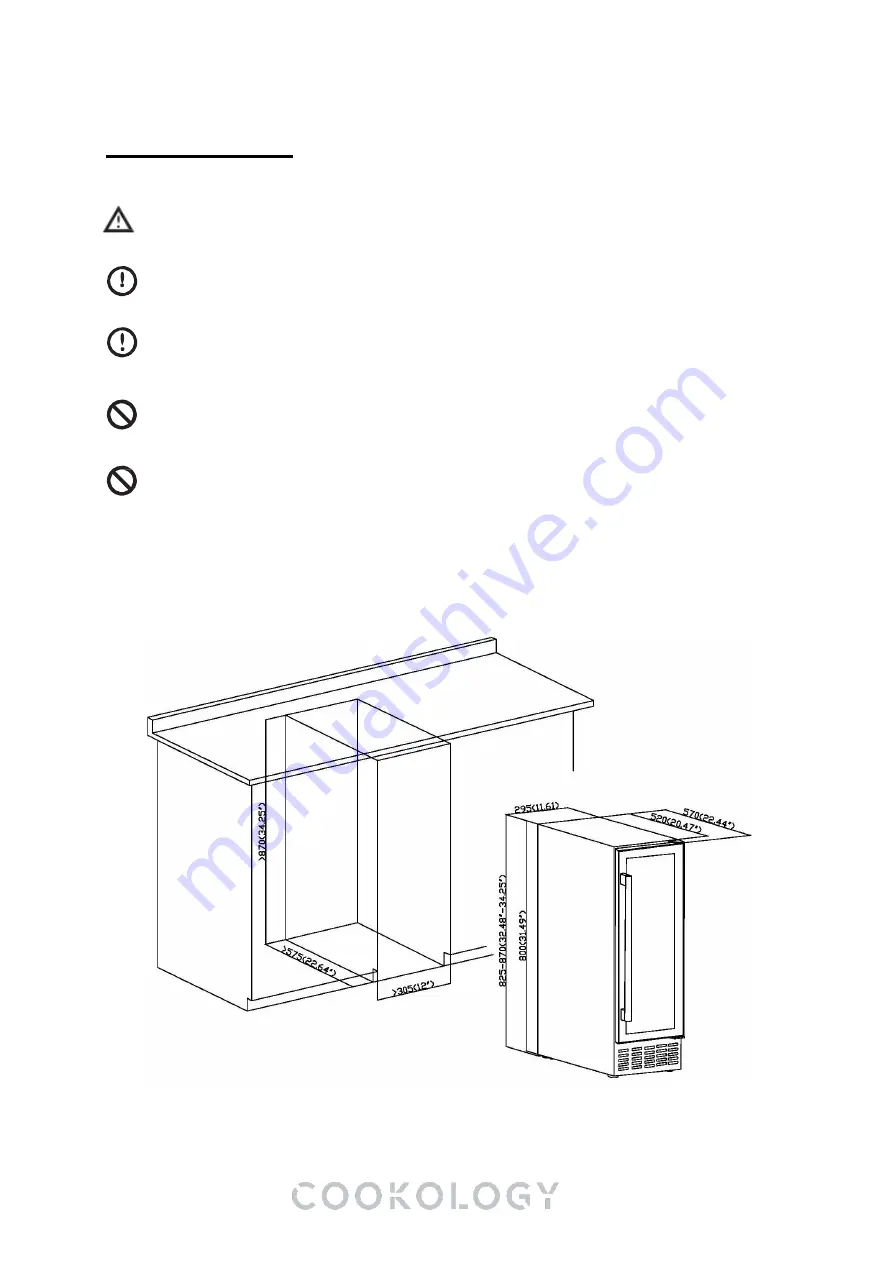 Cookology CWC300WH Instruction Manual Download Page 5