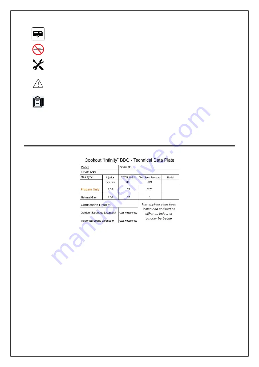 COOKOUT INFINITY INF-001-SS Скачать руководство пользователя страница 5