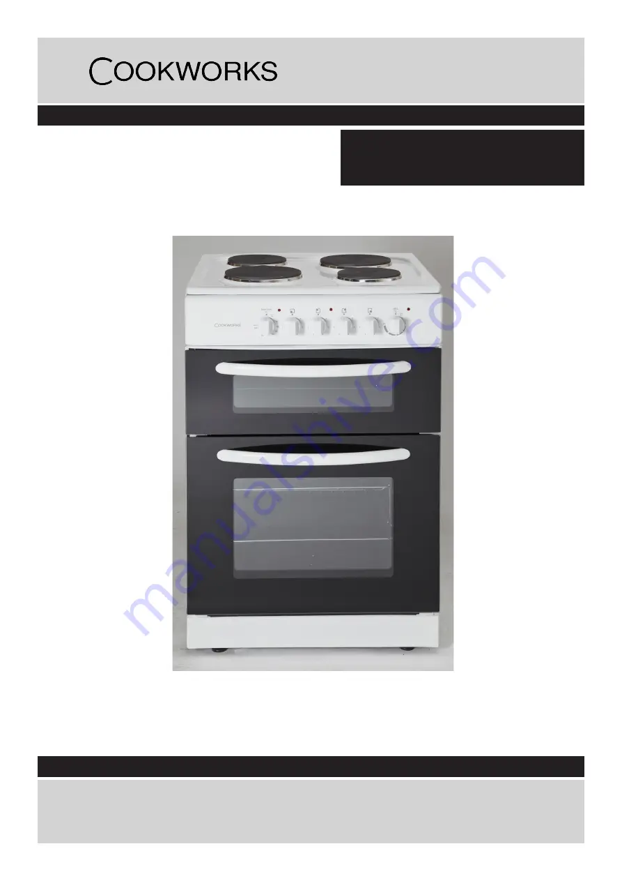 Cookworks 2388689 Installation & User'S Instructions Download Page 1