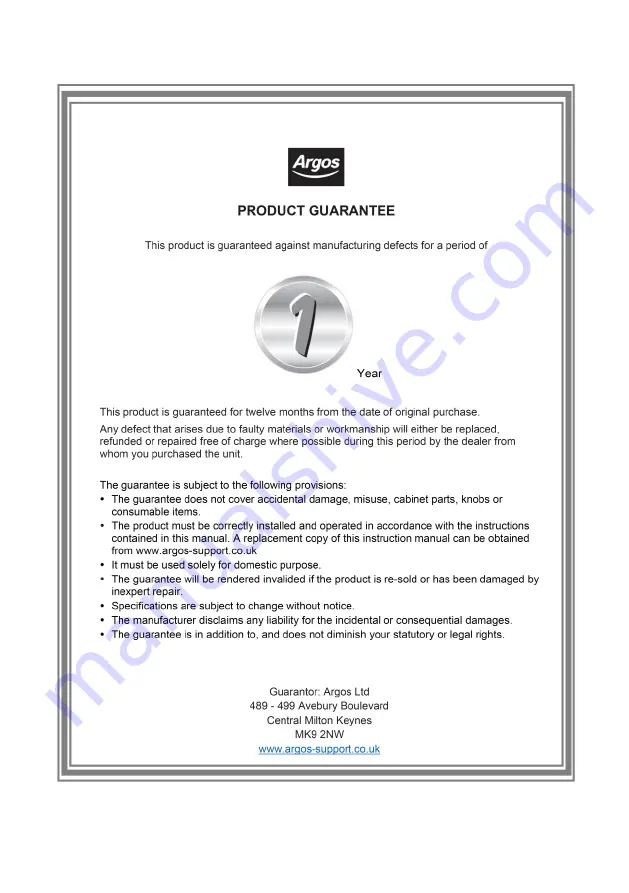 Cookworks 7698329 Care & Instruction Manual Download Page 24