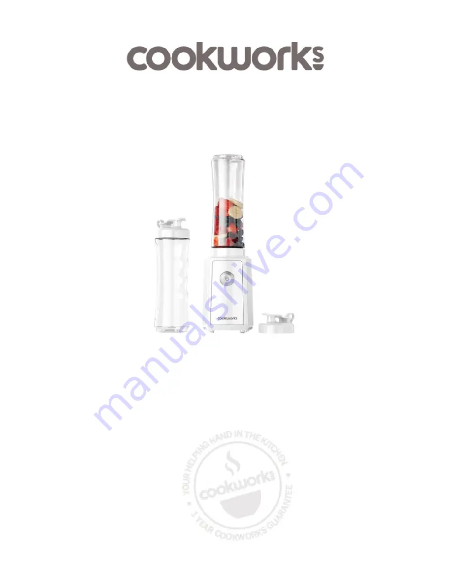 Cookworks UM1050S2N1-X Care & Instruction Manual Download Page 1