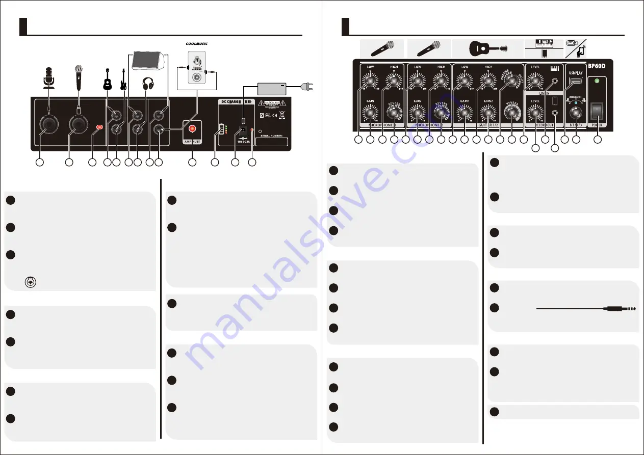 Cool music BP-60D Manual Download Page 4