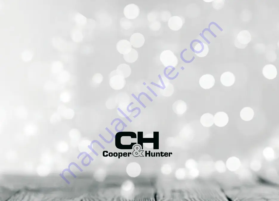 Cooper & Hunter CH-F1500CSE Instruction Manual Download Page 25