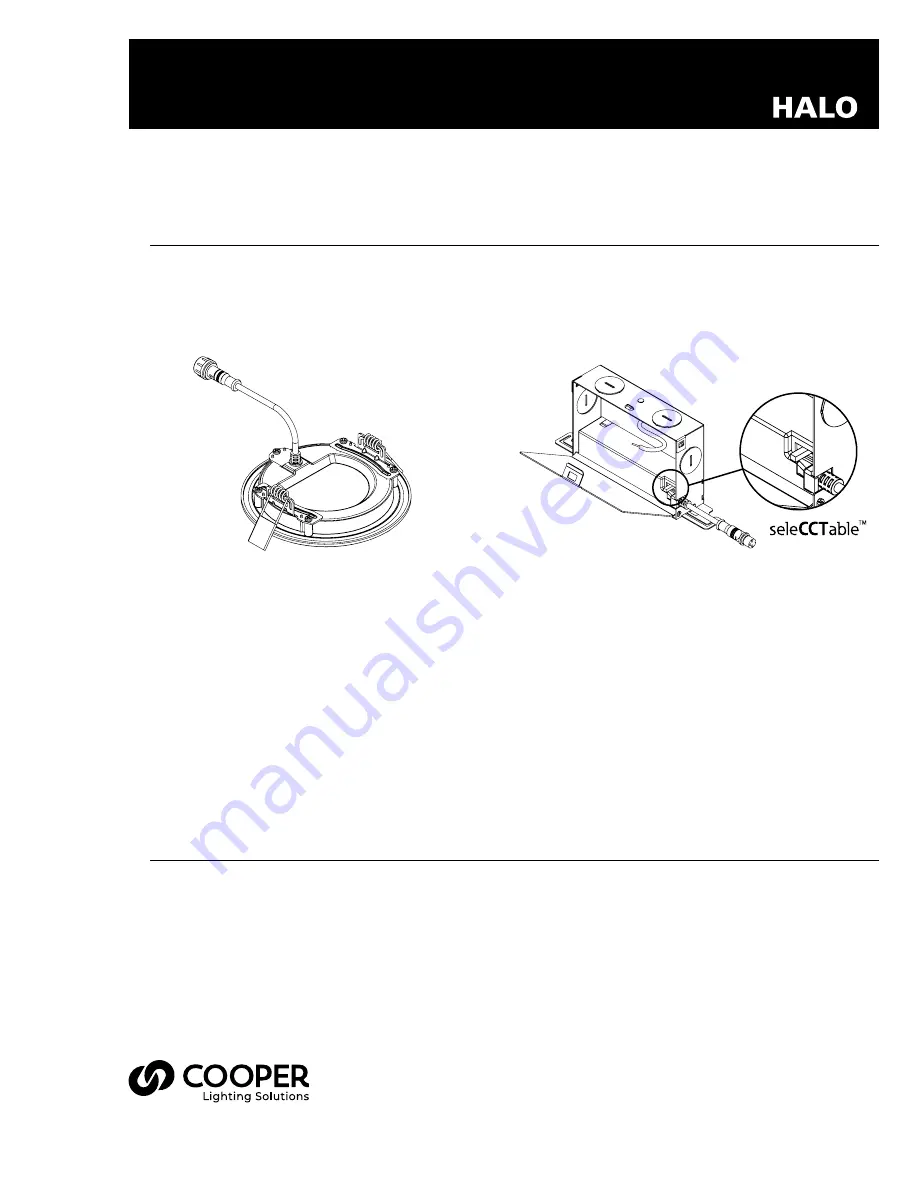 Cooper Lighting Solutions HLBSL-4 Series Instructions Manual Download Page 1