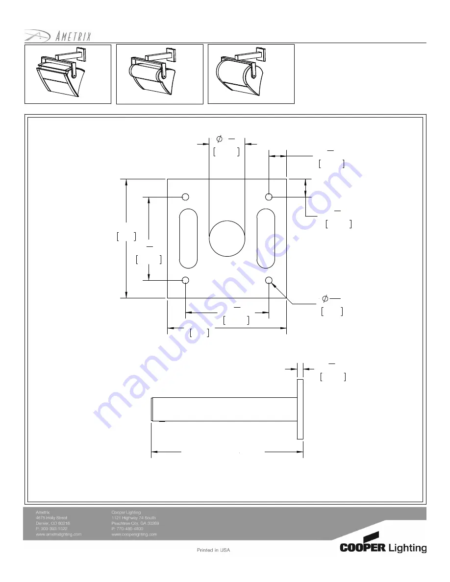 Cooper Lighting AMETRIX ADY071480 Скачать руководство пользователя страница 2