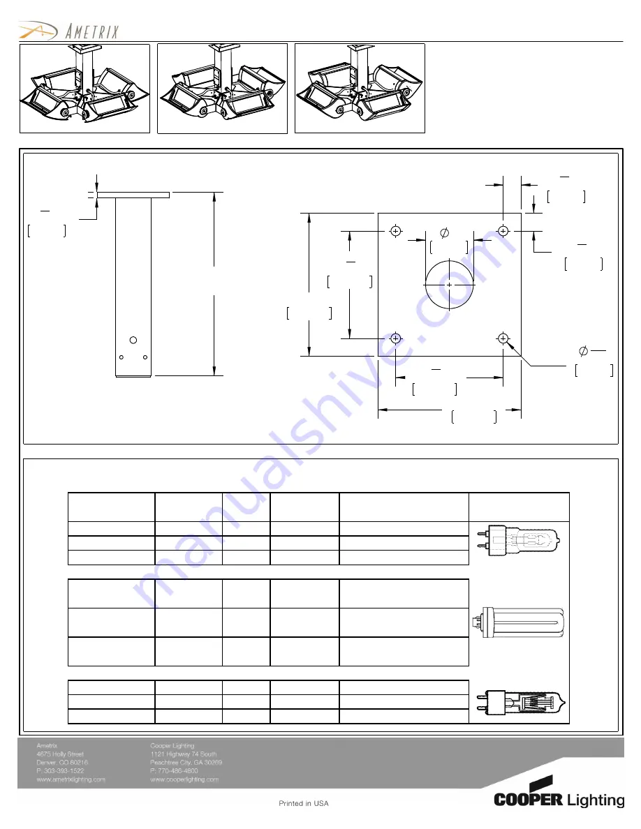 Cooper Lighting AMETRIX C-Scroll P4R Скачать руководство пользователя страница 2