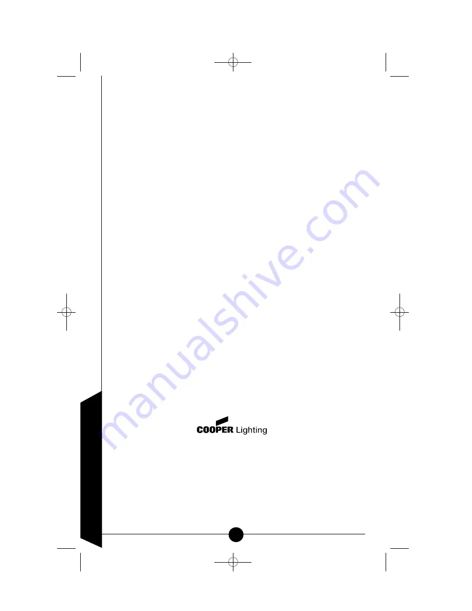 Cooper Lighting CMT250PC Instruction Manual Download Page 12