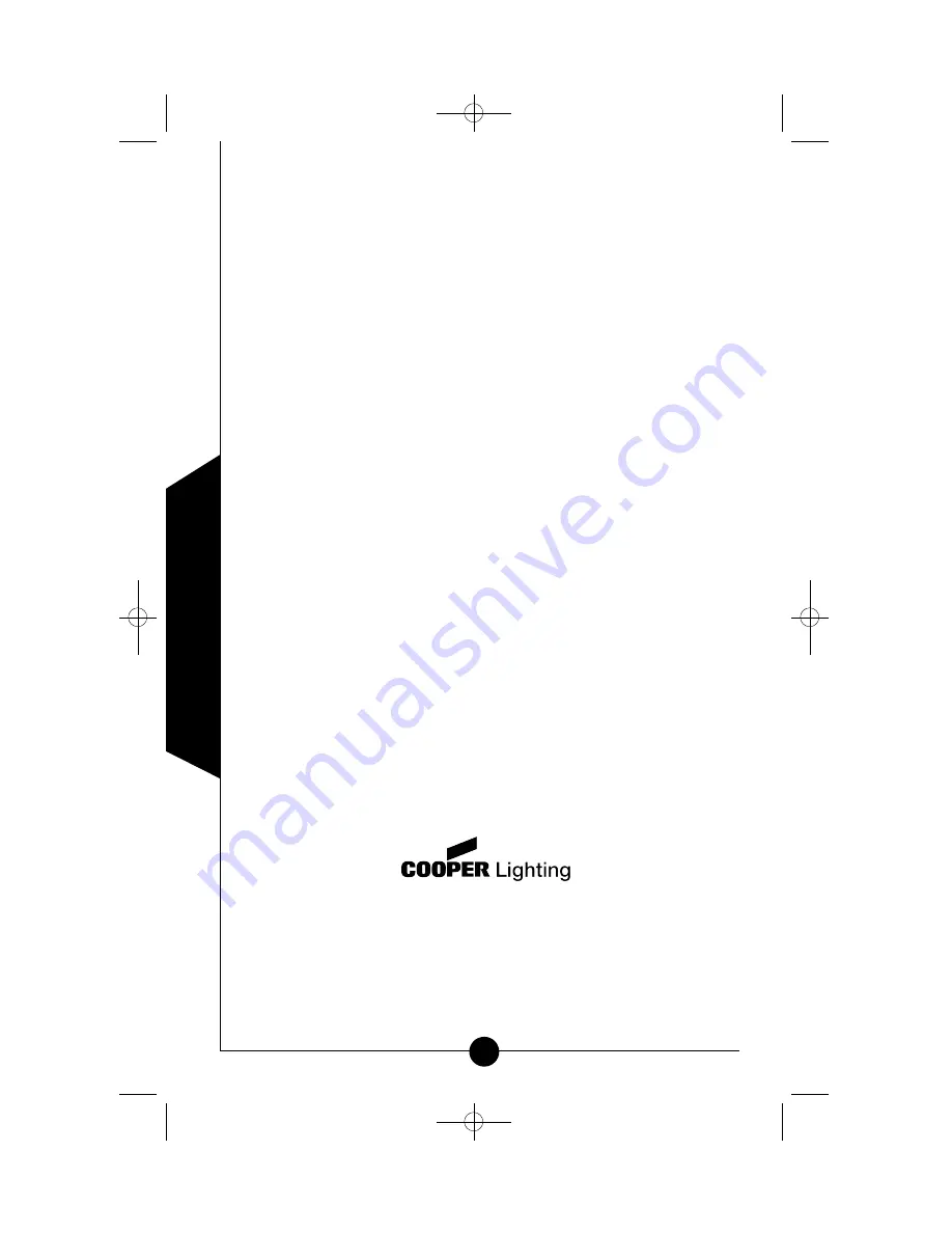 Cooper Lighting CRFM189 Instruction Manual Download Page 12