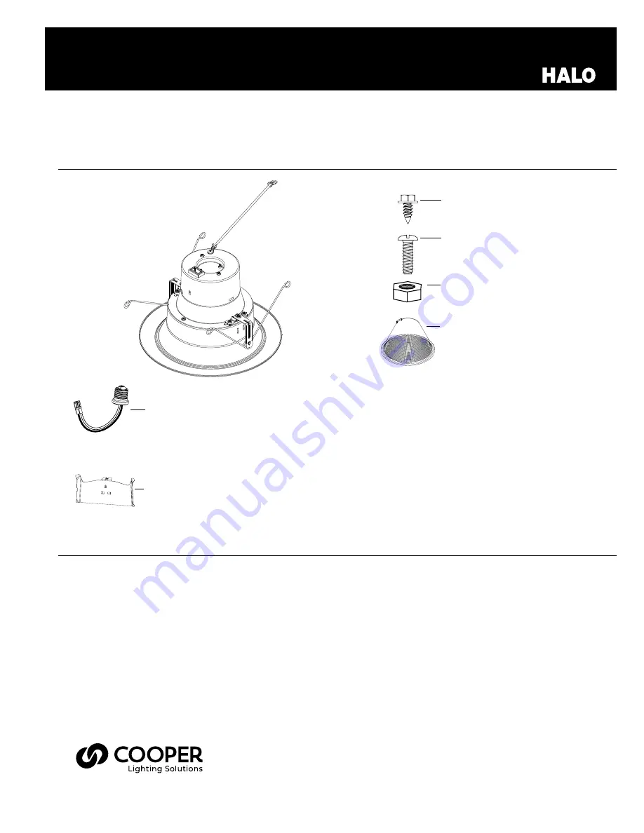 Cooper Lighting HALO RL6 Instructions Manual Download Page 1