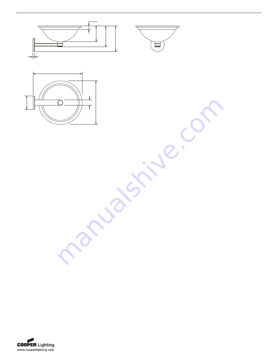 Cooper Lighting Interior Wall Luminaire 649 Specification Sheet Download Page 2