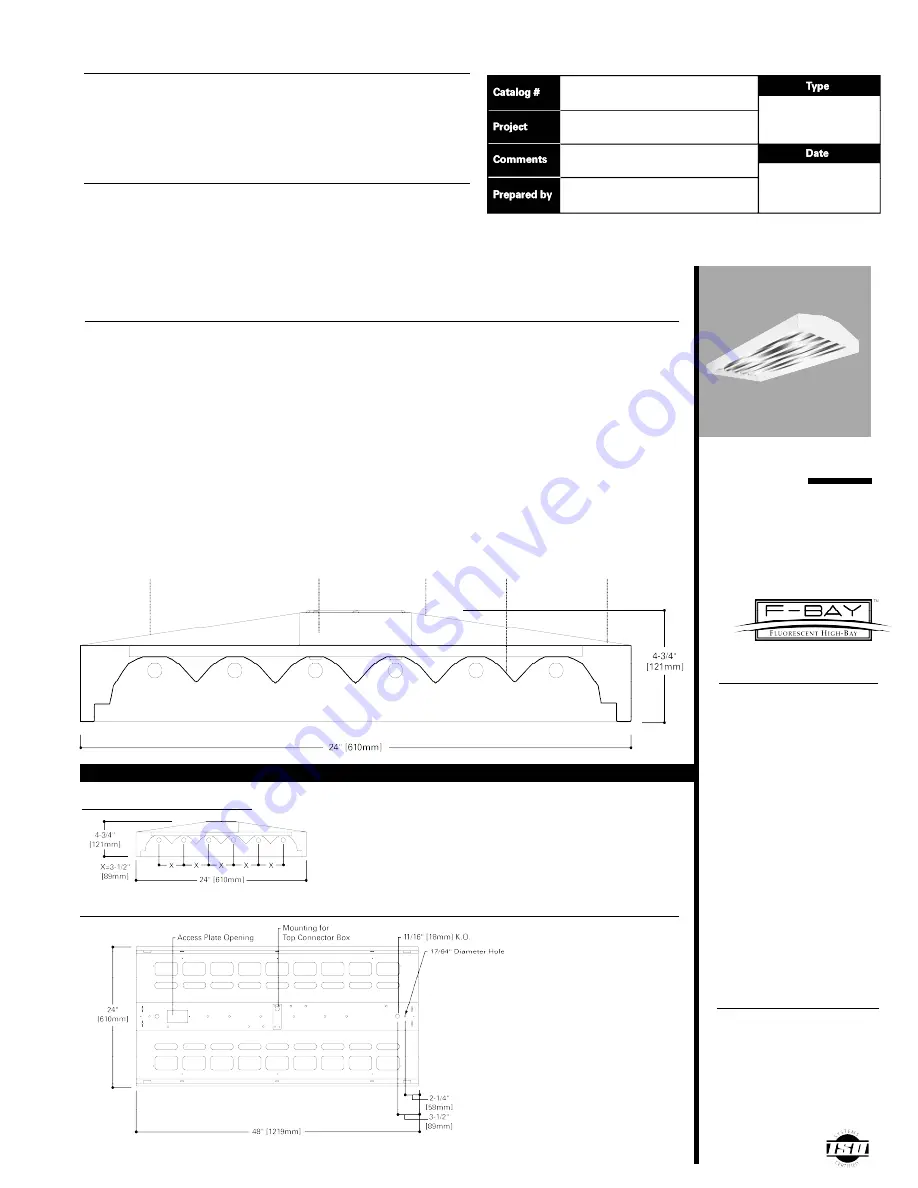 Cooper Lighting Metalux 2HB75 Скачать руководство пользователя страница 1