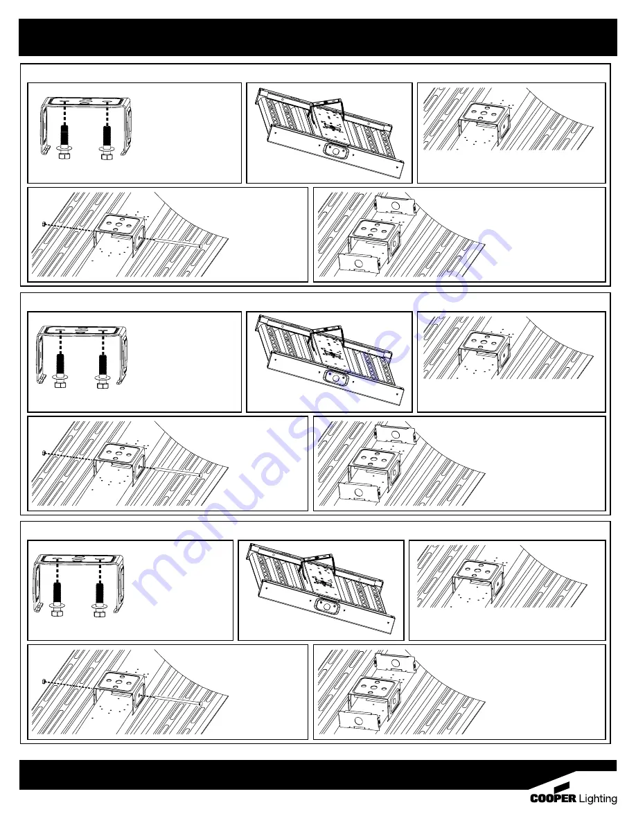 Cooper Lighting METALUX HBSPMS Installation Instructions Download Page 1