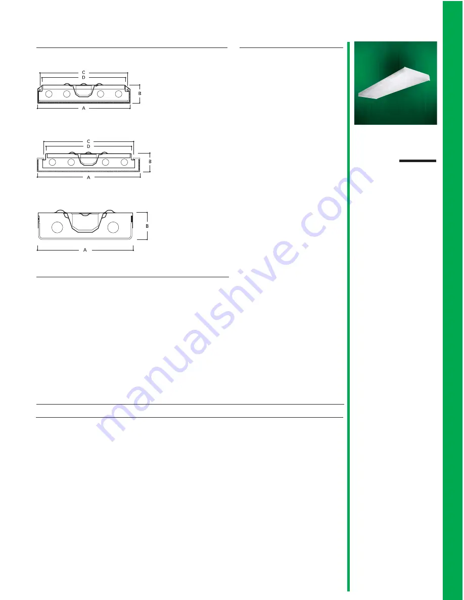 Cooper Lighting Metalux Wrap Round Series Specifications Download Page 1