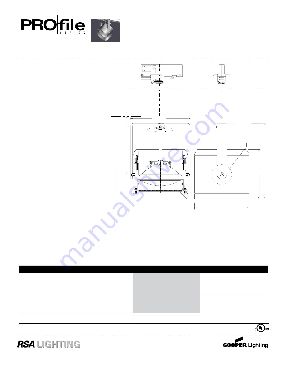 Cooper Lighting PM615cb Specification Sheet Download Page 1