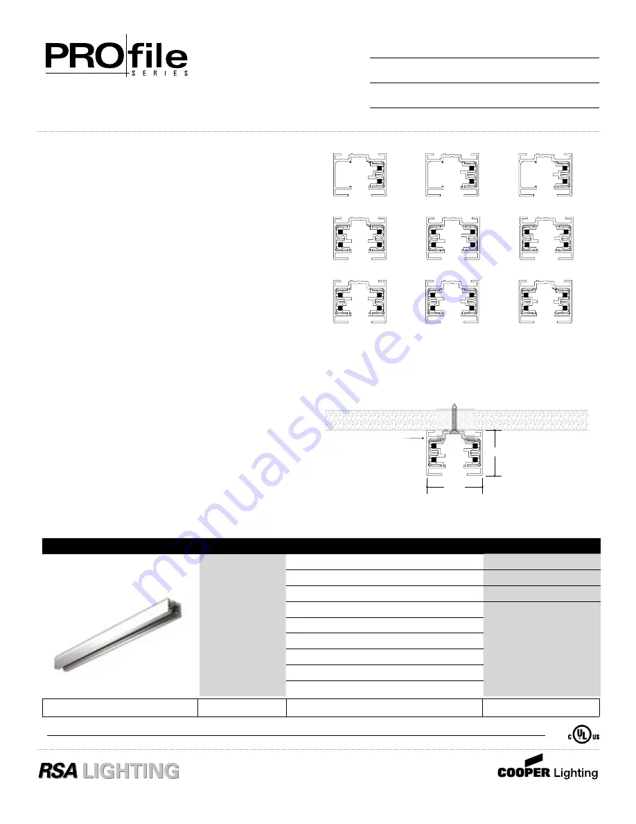 Cooper Lighting PROfile AR60S Скачать руководство пользователя страница 1