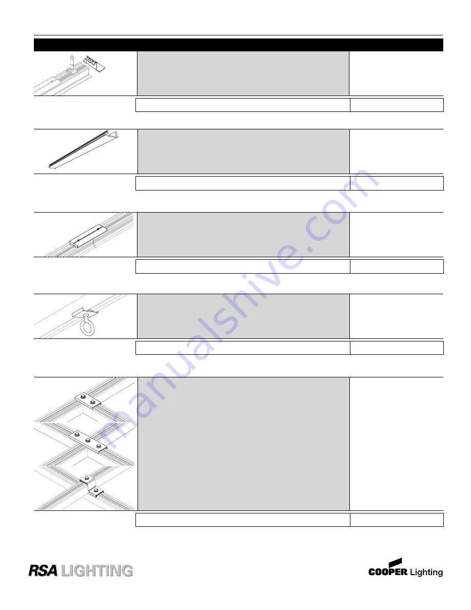 Cooper Lighting PROfile AR60T Specification Sheet Download Page 5