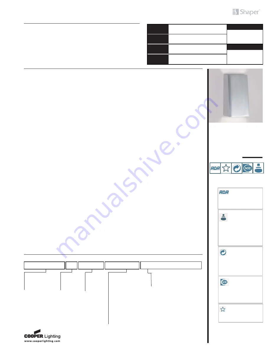 Cooper Lighting Shaper 683 & Скачать руководство пользователя страница 1