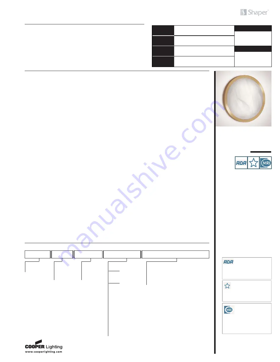 Cooper Lighting Shaper 692 Series Скачать руководство пользователя страница 1