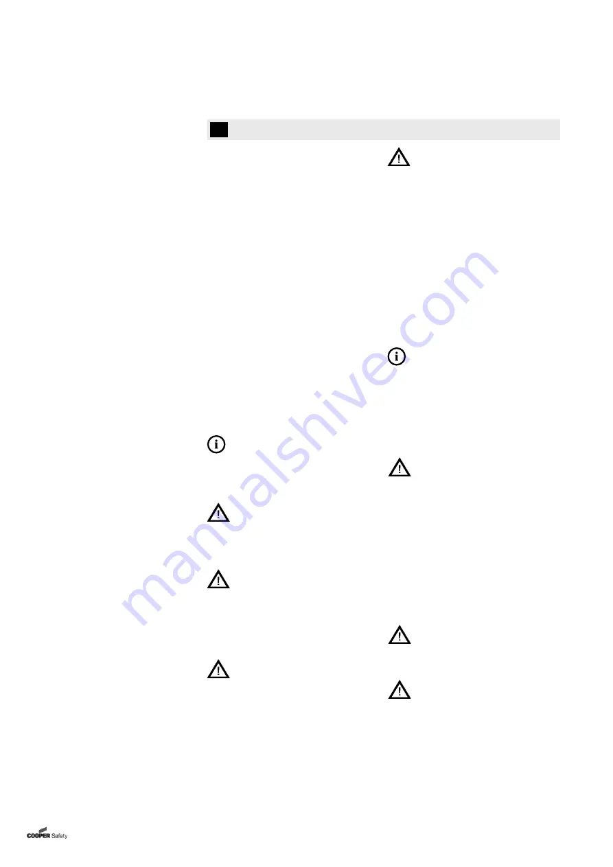 Cooper safety CEAG EURO US.1 Mounting And Operating Instructions Download Page 4