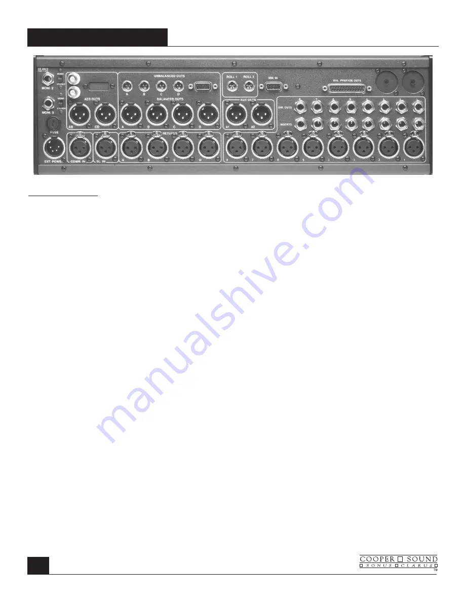 Cooper Sound CS 208 V2 Operator'S Manual Download Page 7