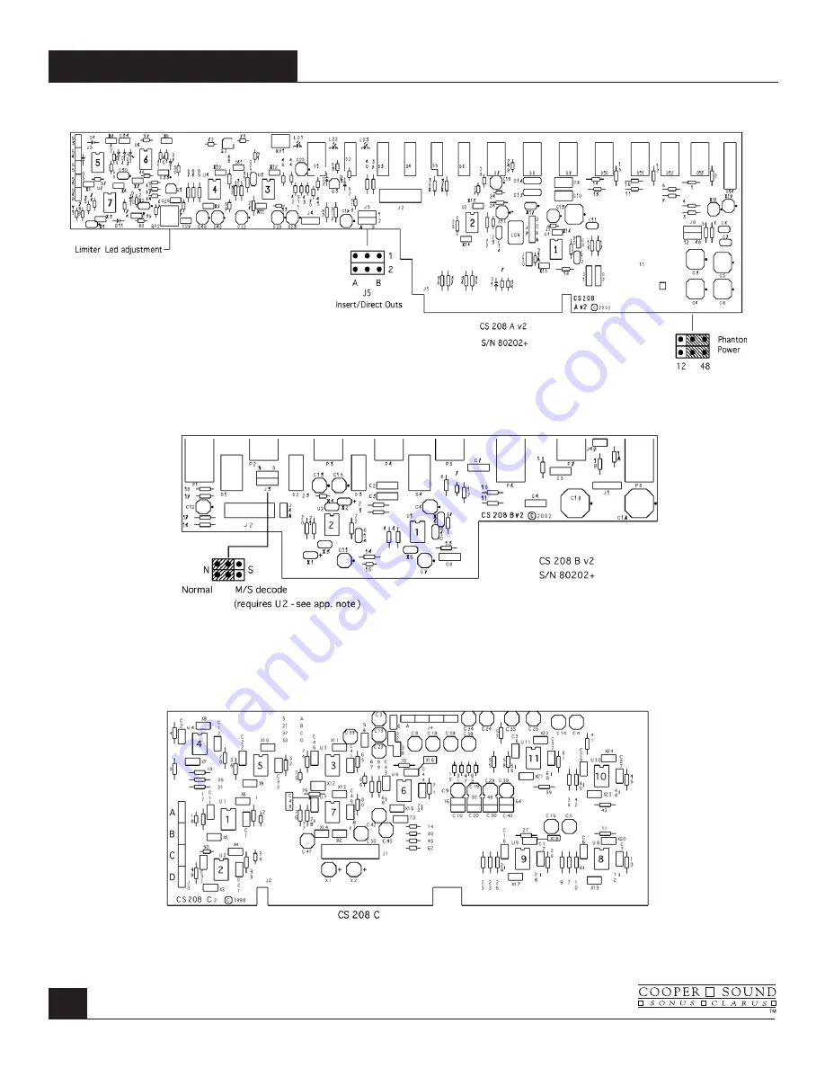 Cooper Sound CS 208 V2 Operator'S Manual Download Page 17