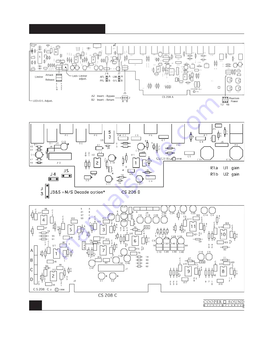 Cooper Sound CS 208 Operator'S Manual Download Page 17