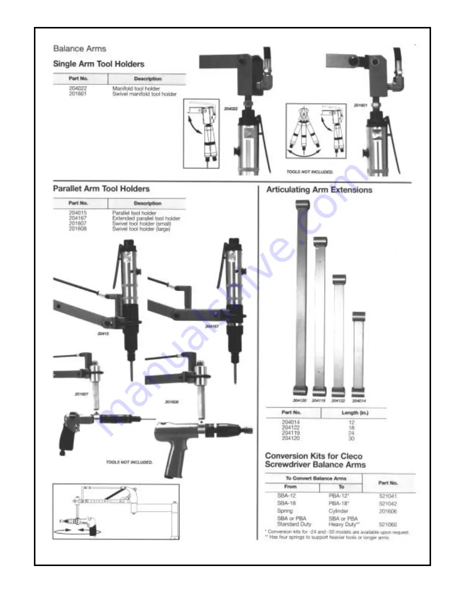 Cooper Tools Cleco PBA-12 Operation & Service Manual Download Page 13