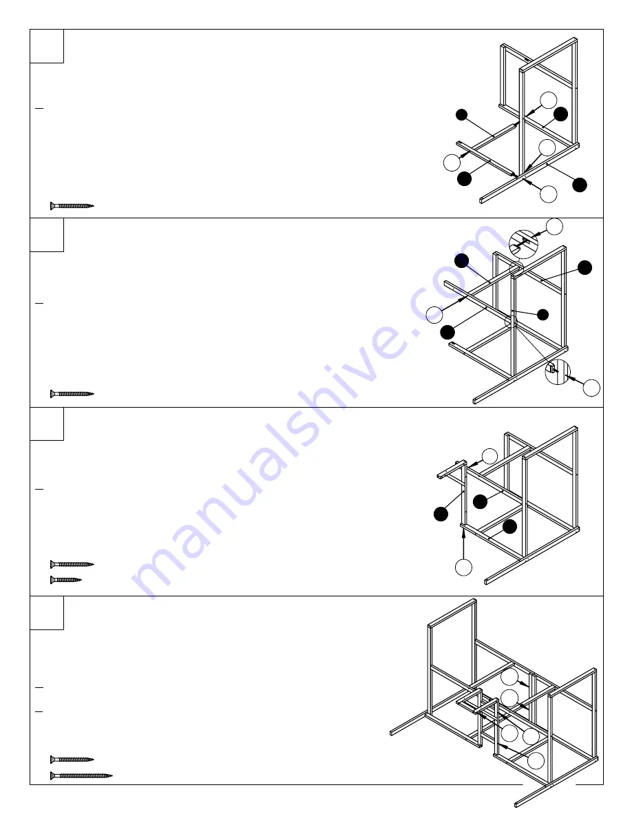 COOPS & FEATHERS 250-72 Assembly Instructions Download Page 3