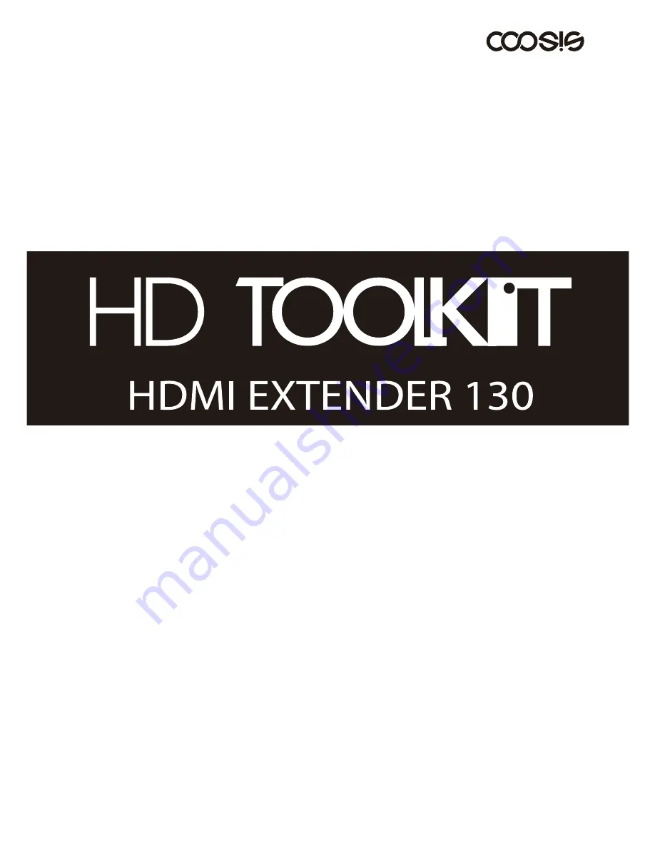 Coosis HTK-HE130 User Manual Download Page 1