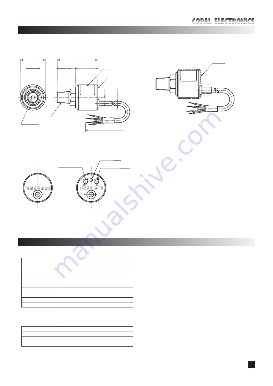 COPAL ELECTRONICS PA-870 Series Скачать руководство пользователя страница 3