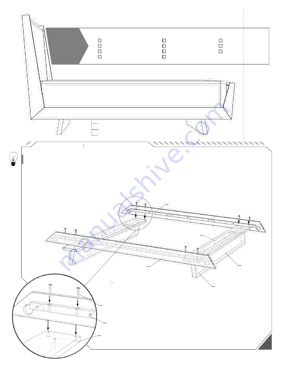 Copeland Furniture Keaton Queen Instructions Download Page 1