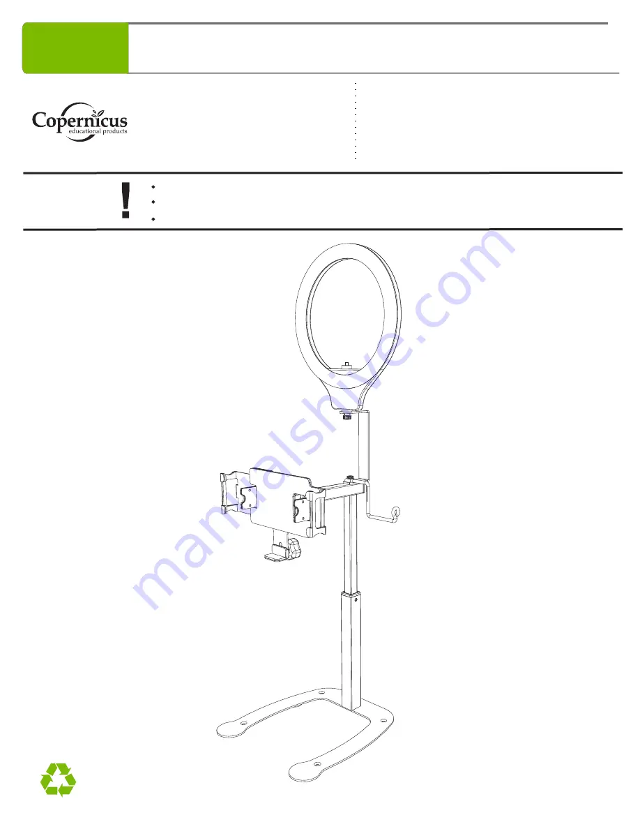 Copernicus DCS7 Assembly Manual Download Page 1