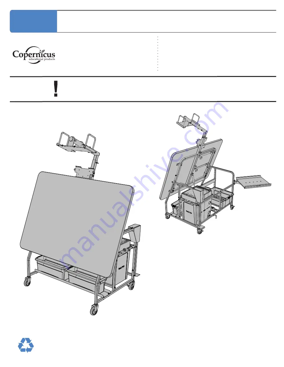 Copernicus E3IN1 Assembly Manual Download Page 1