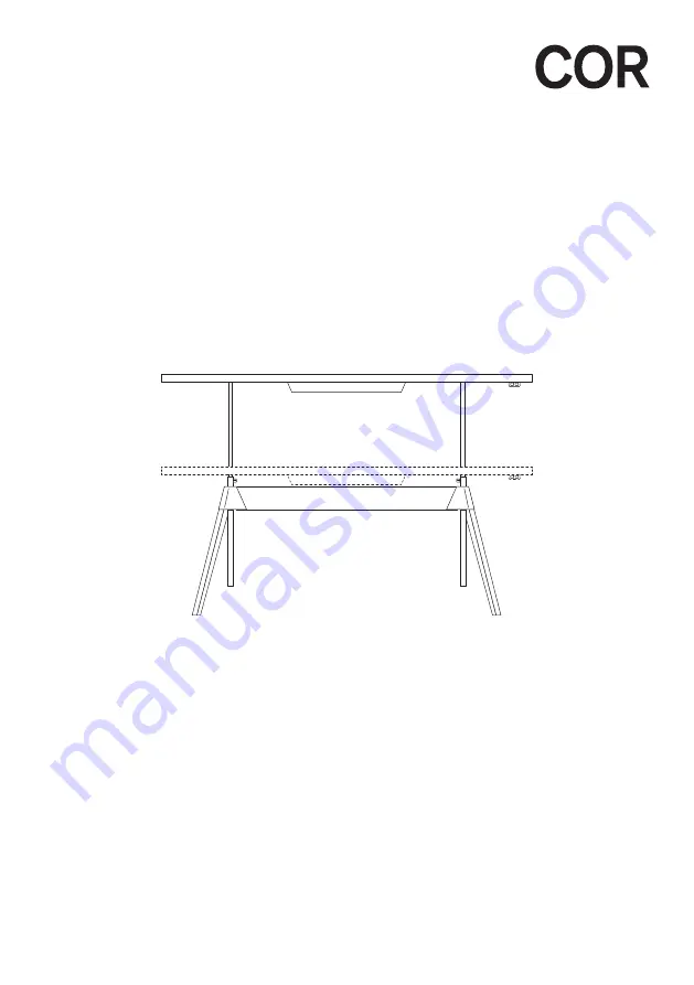 Cor Level Table Assembly Instructions Manual Download Page 1