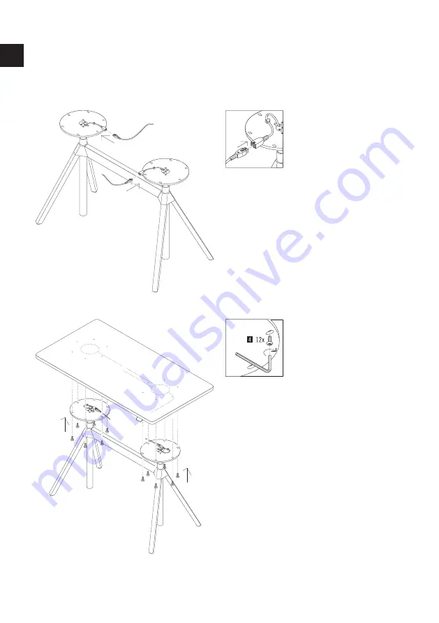 Cor Level Table Assembly Instructions Manual Download Page 52