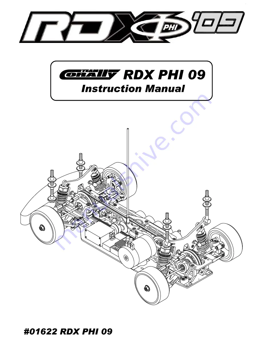 Corally RDX PHI 09 Instruction Manual Download Page 1