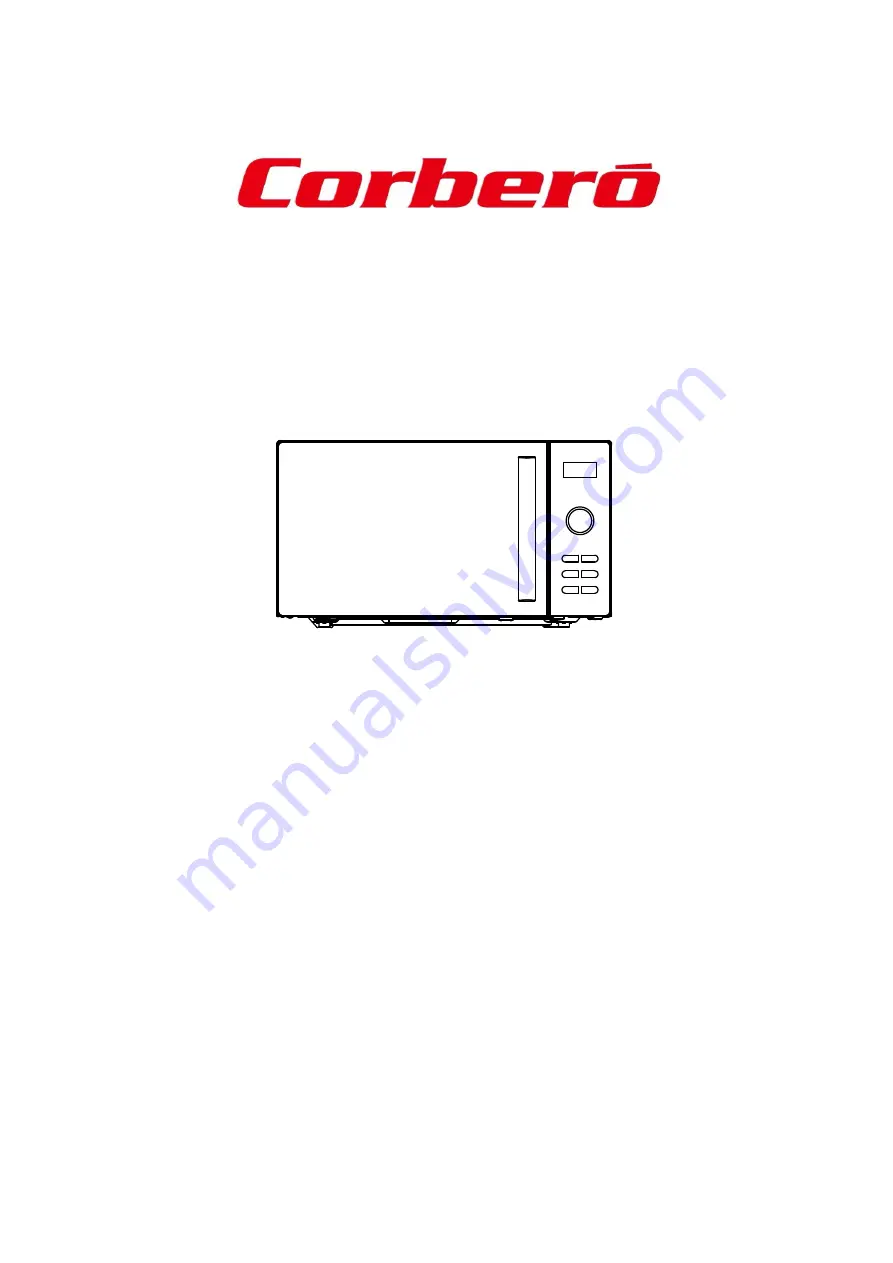 CORBERO CMICG2300DB Instructions Manual Download Page 1