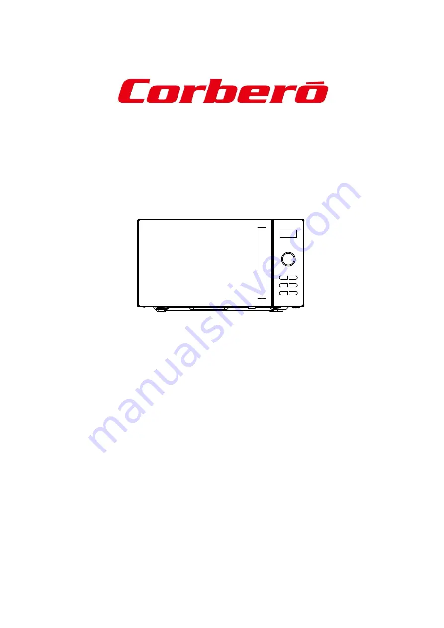 CORBERO CMICG2500DB Instructions Manual Download Page 1