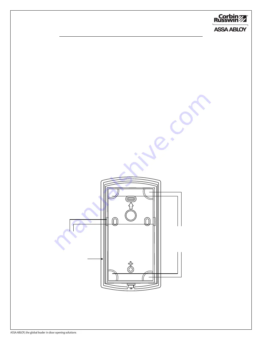 Corbin Russwin ASSA ABLOY WM800 Installation Instructions Manual Download Page 11