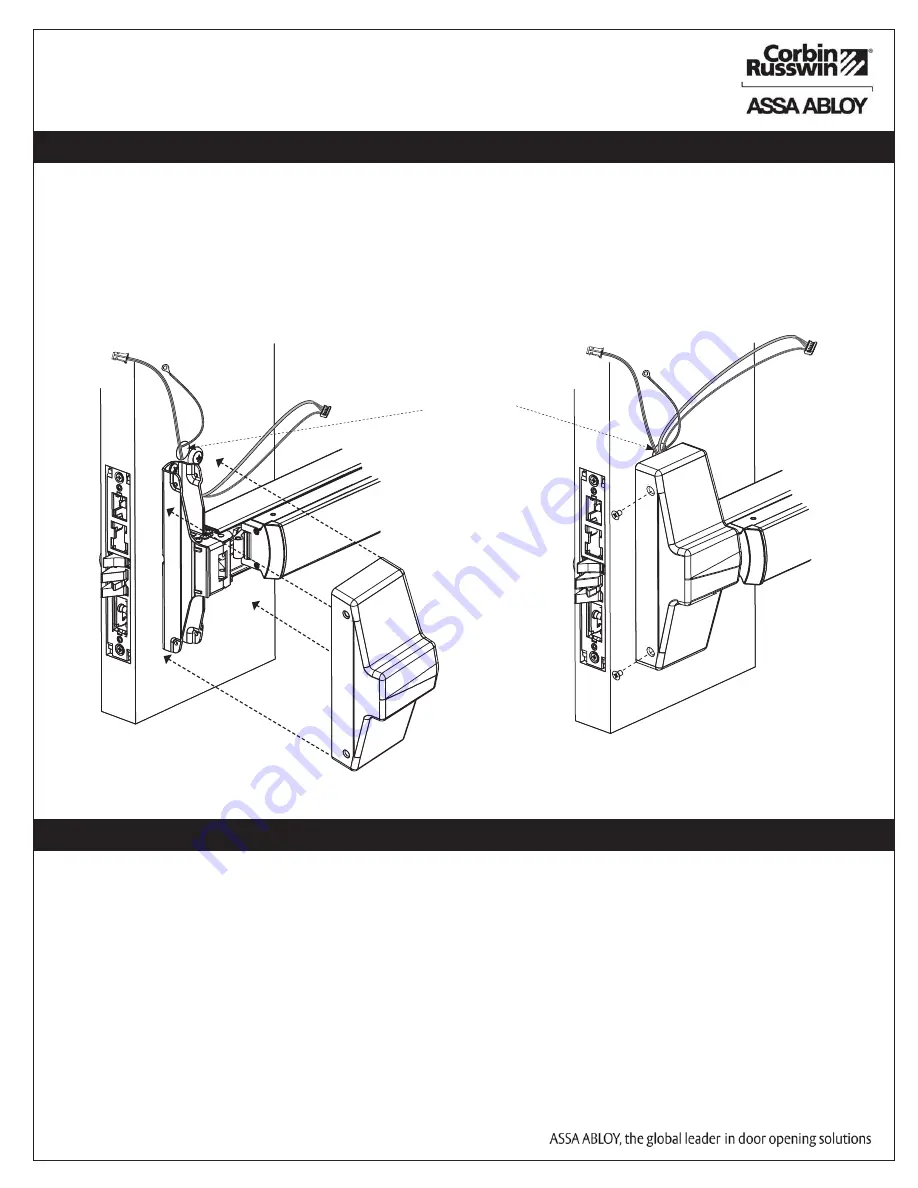 Corbin Russwin ED5200N Series Installation Instructions Manual Download Page 16