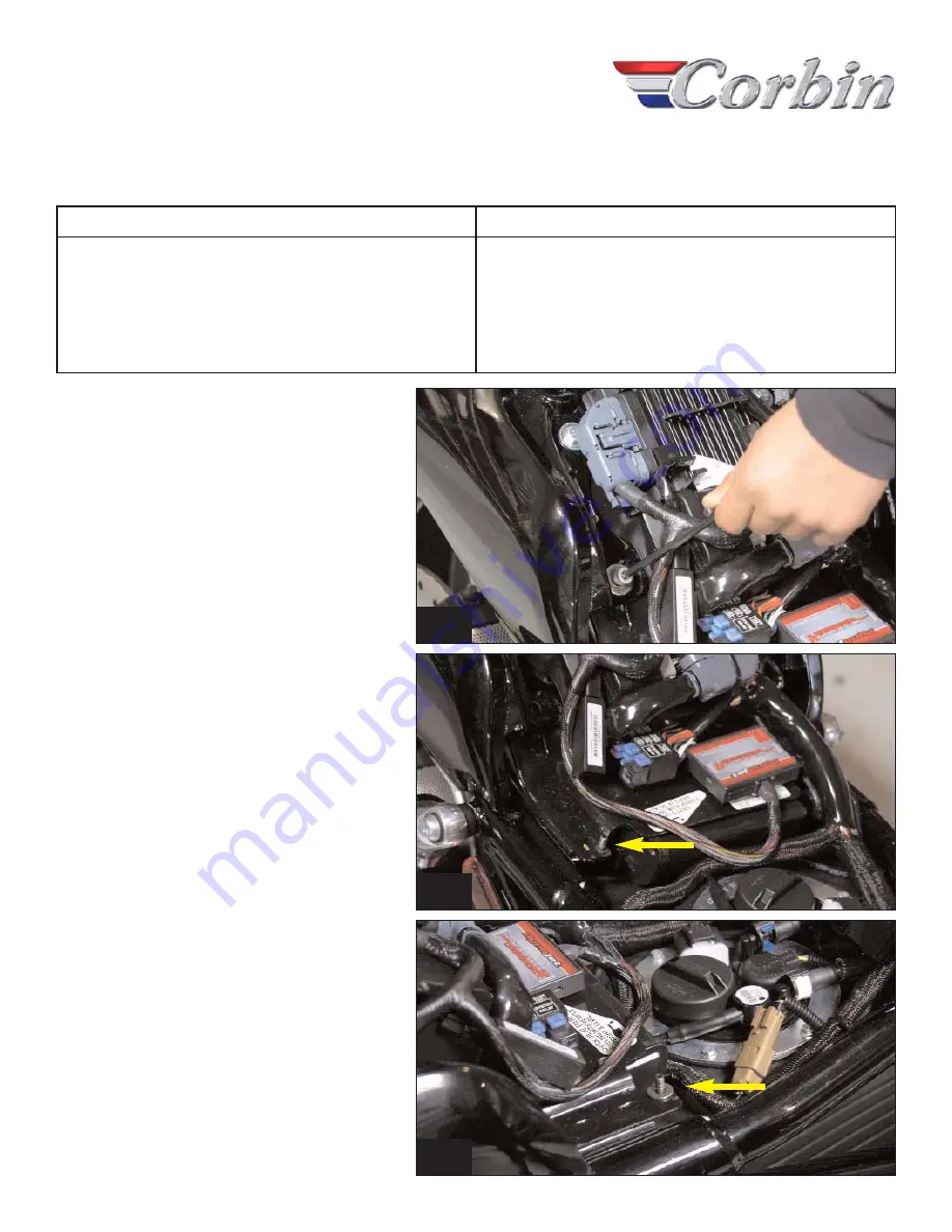 Corbin HD-VRSCF-9 Instructions Download Page 1