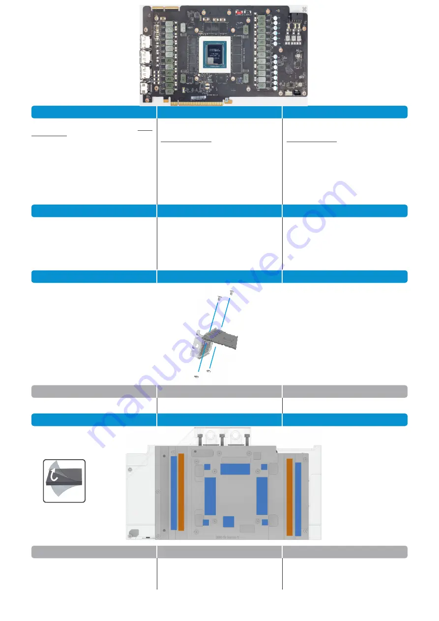 Core Alphacool EISBLOCK AURORA RTX-N 3090 TI SUPRIM X INCL. BACKPLATE Manual Download Page 2