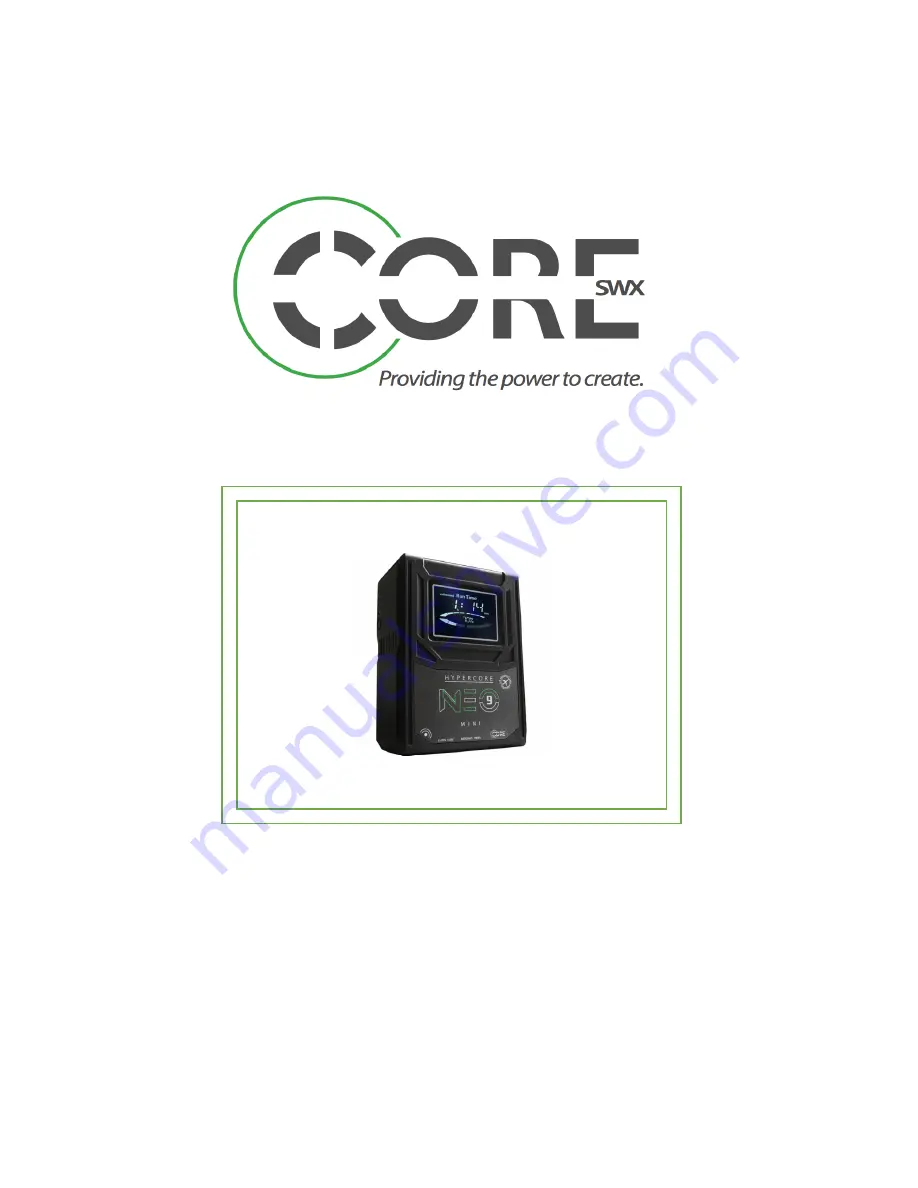 Core NEO9S AG Instructional Manual Download Page 1