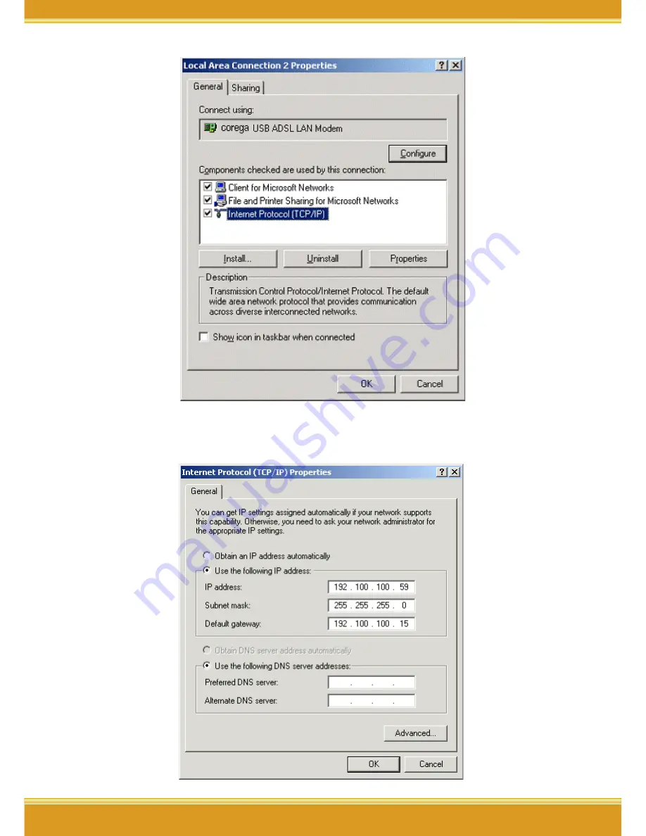 Corega DSLAAU User Manual Download Page 44