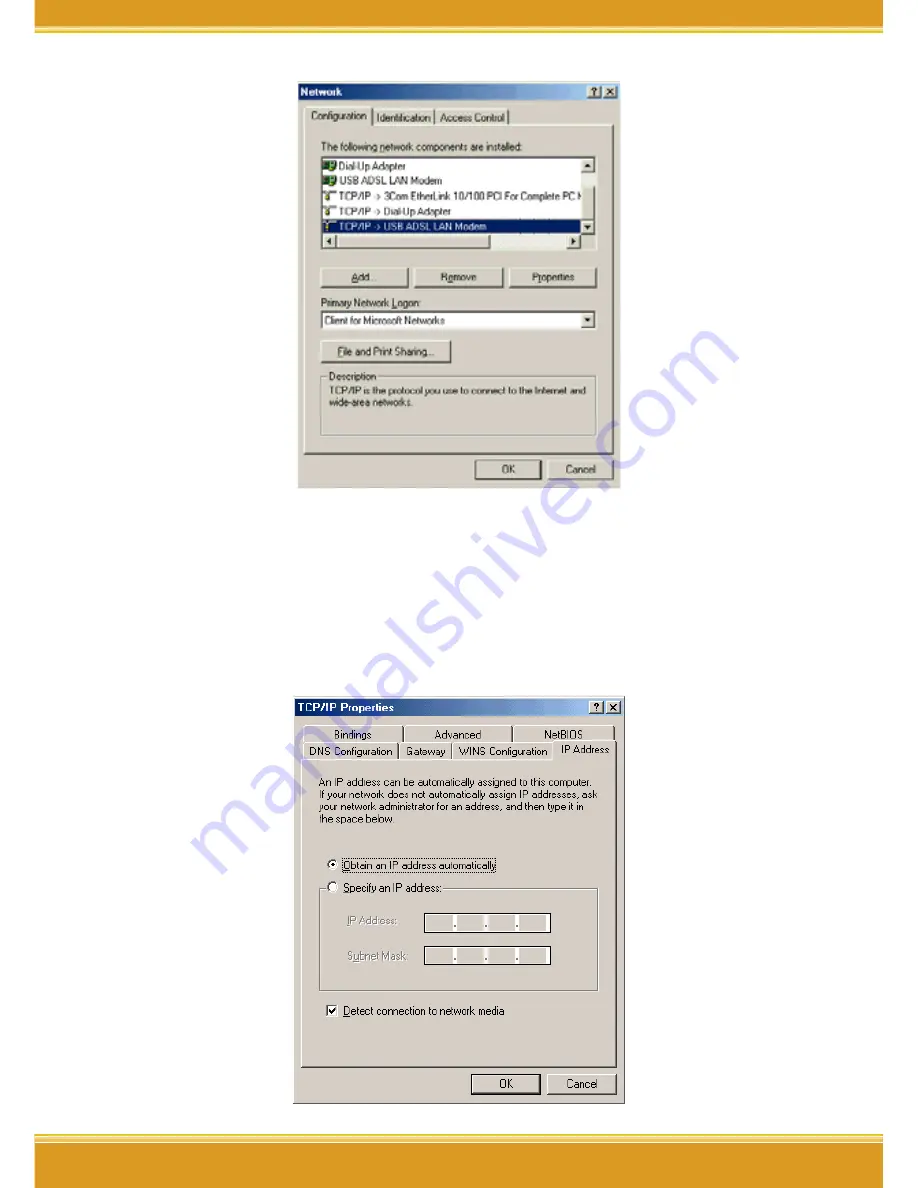 Corega DSLAAU User Manual Download Page 46