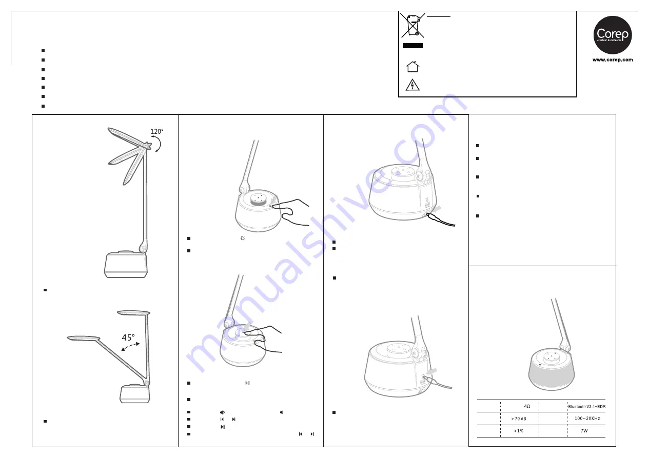 Corep A0398 Quick Start Manual Download Page 1