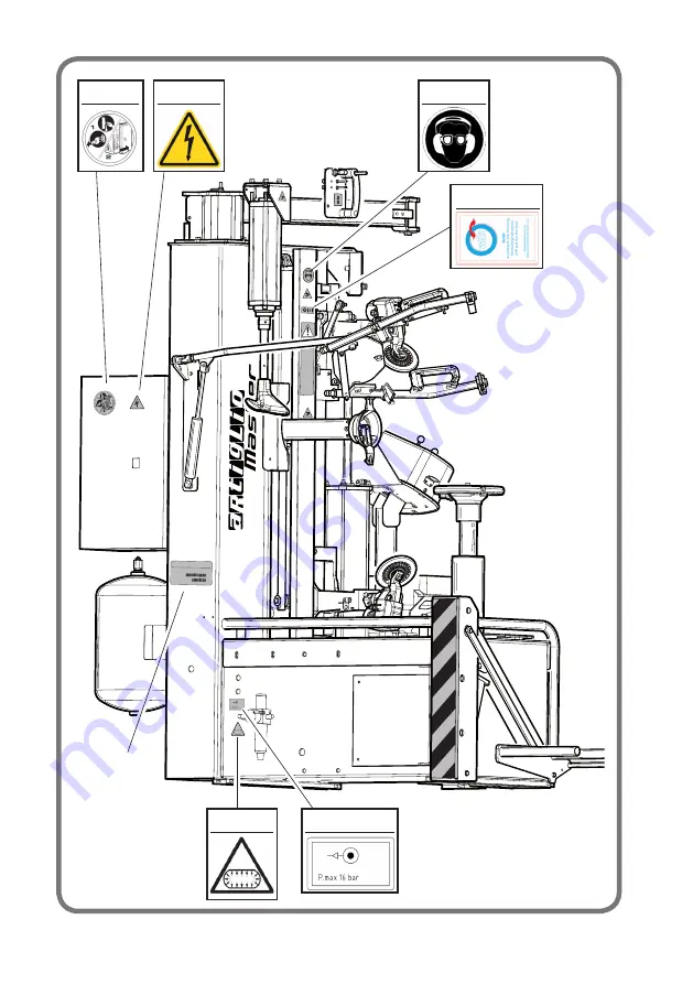 Corghi Artiglio Master J Operator'S Manual Download Page 192